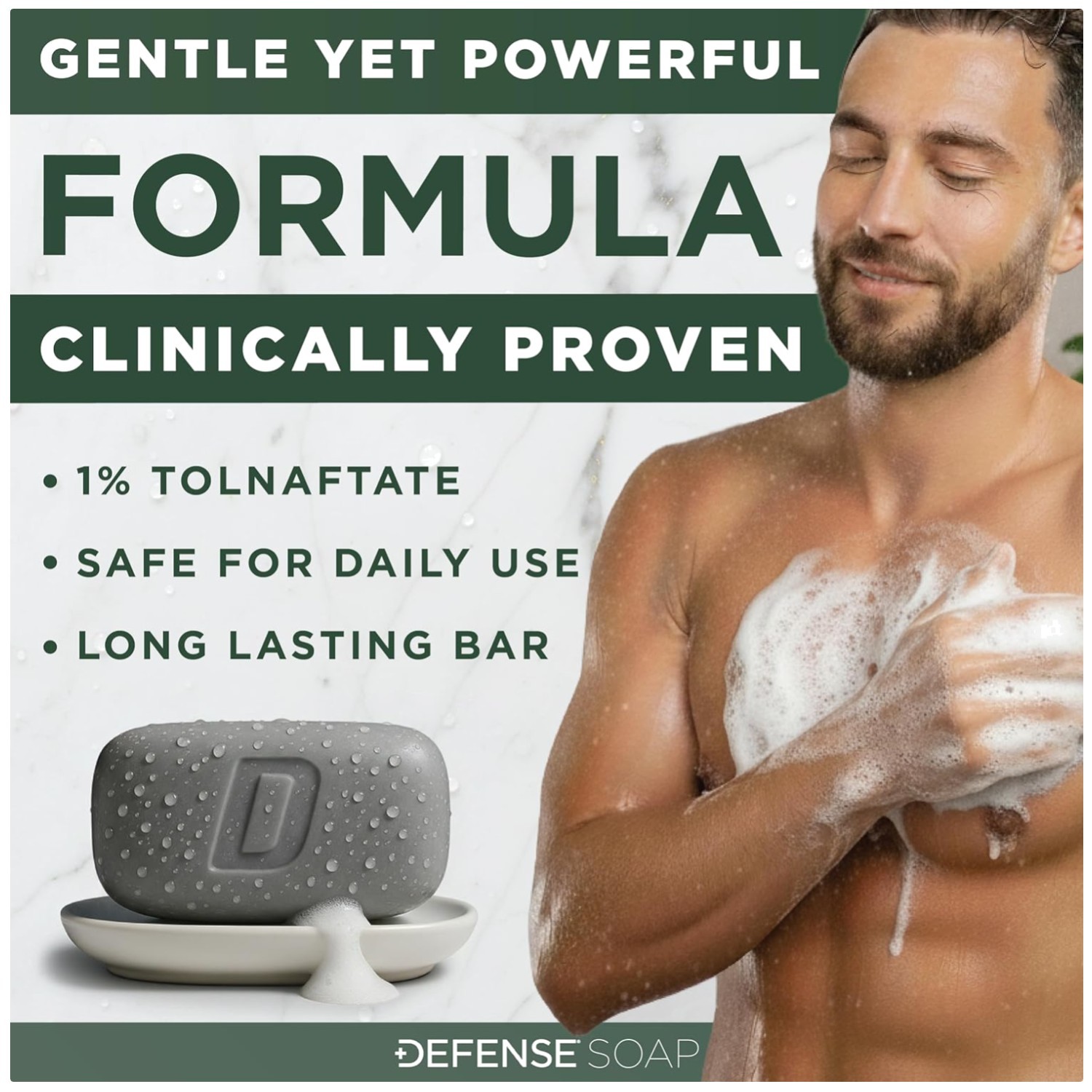 Defense Medicated Soap for Skin Fungus