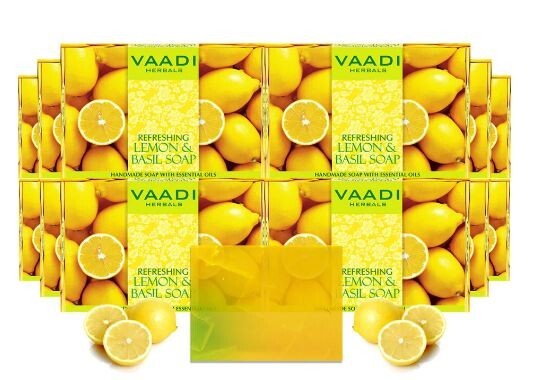 Refreshing Lemon and Basil Soap (75 gms X Per Soap)