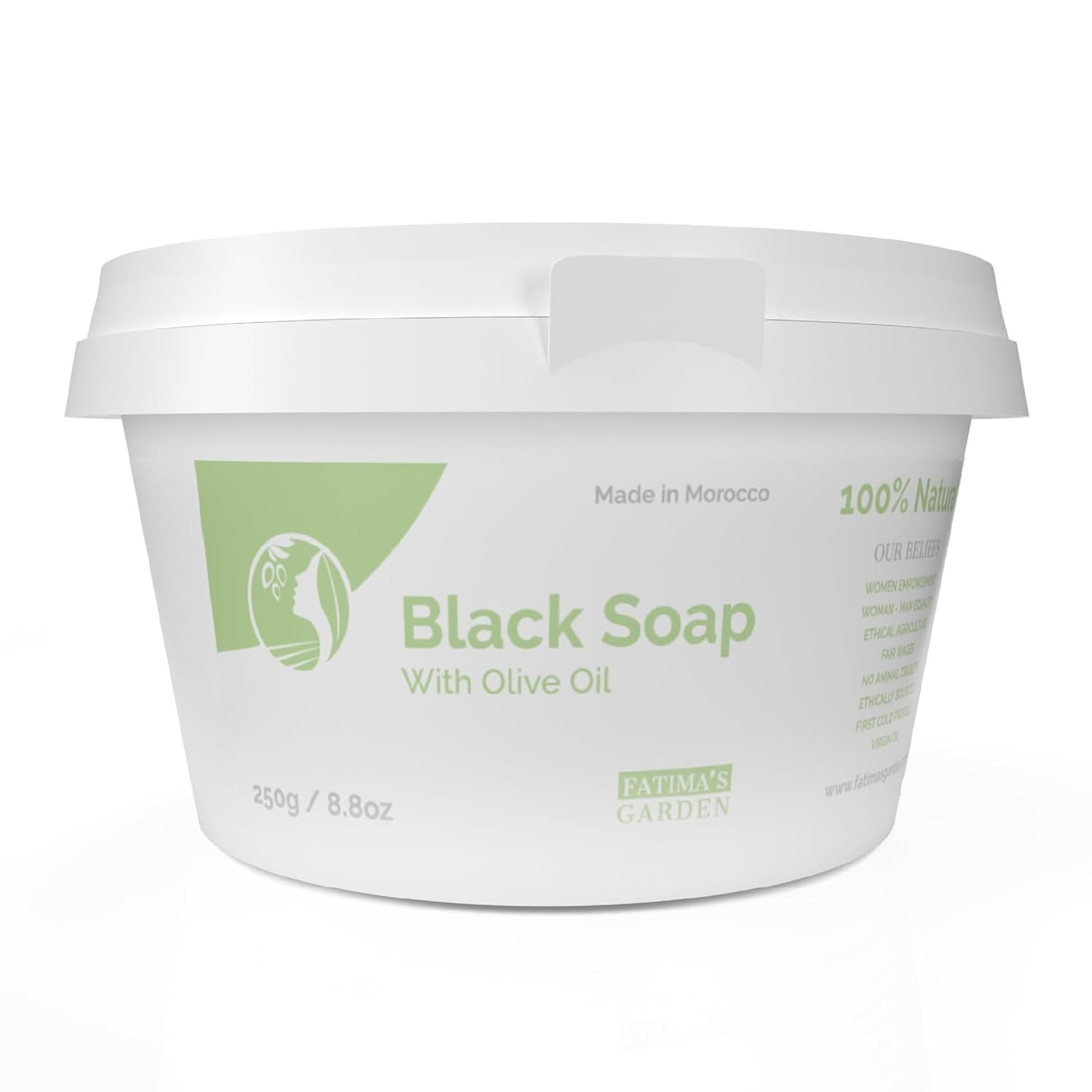 Moroccan Black Soap – Natural Cleanser, 8.8 oz