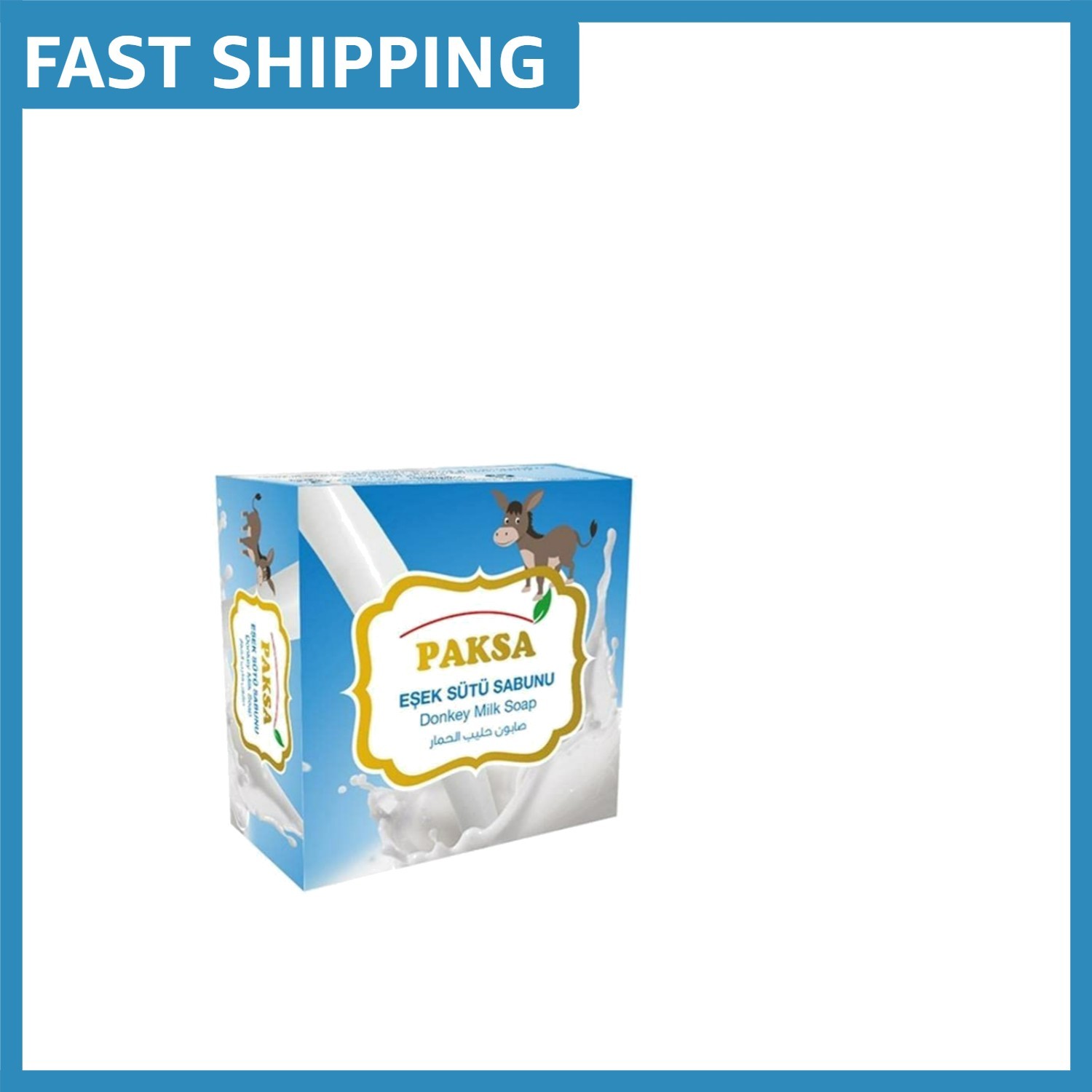 Organic Donkey Milk Soap Bar, 4.8 oz – Gentle Moisturizer for All Skin Types