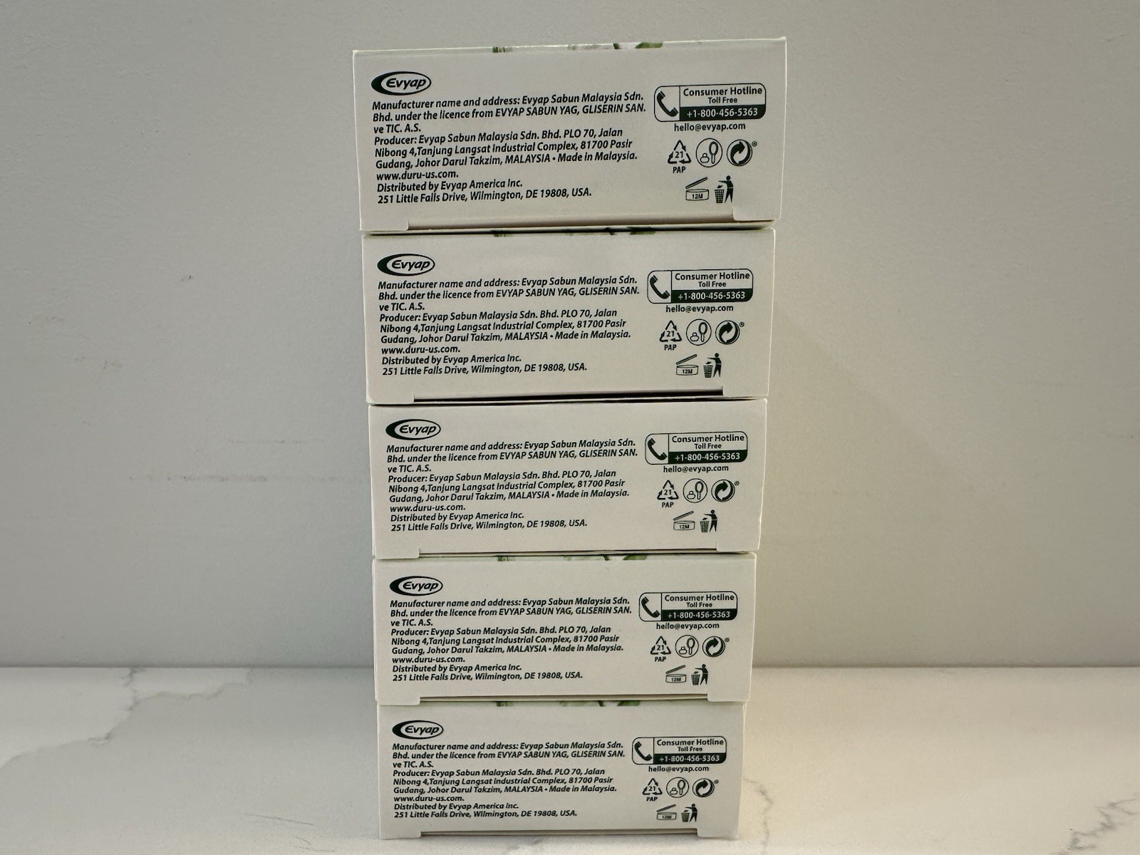 5 Pack Duru Hydro Pure Aloe Vera Body Soap 3.75 oz Sensitive Skin