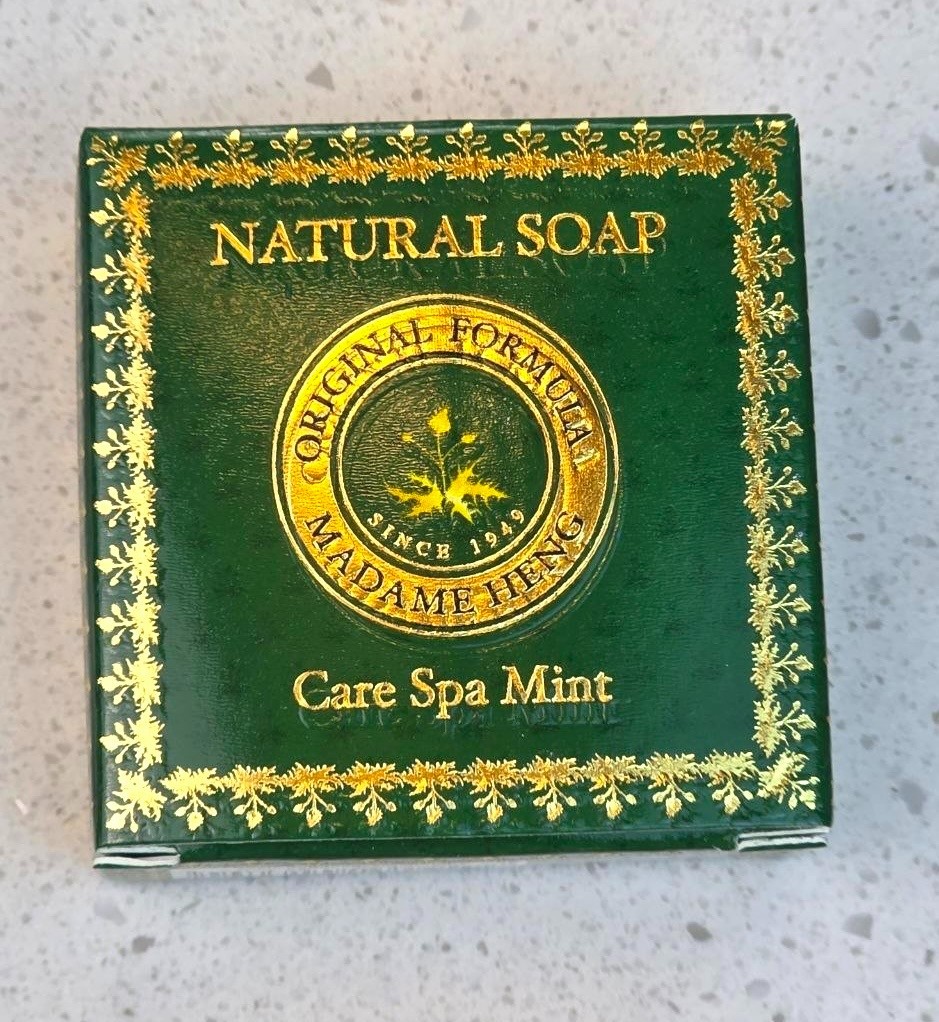 Madame Heng Natural Balance Soap Gift Set 6 Bars 50g Rose Mint Wood Thailand