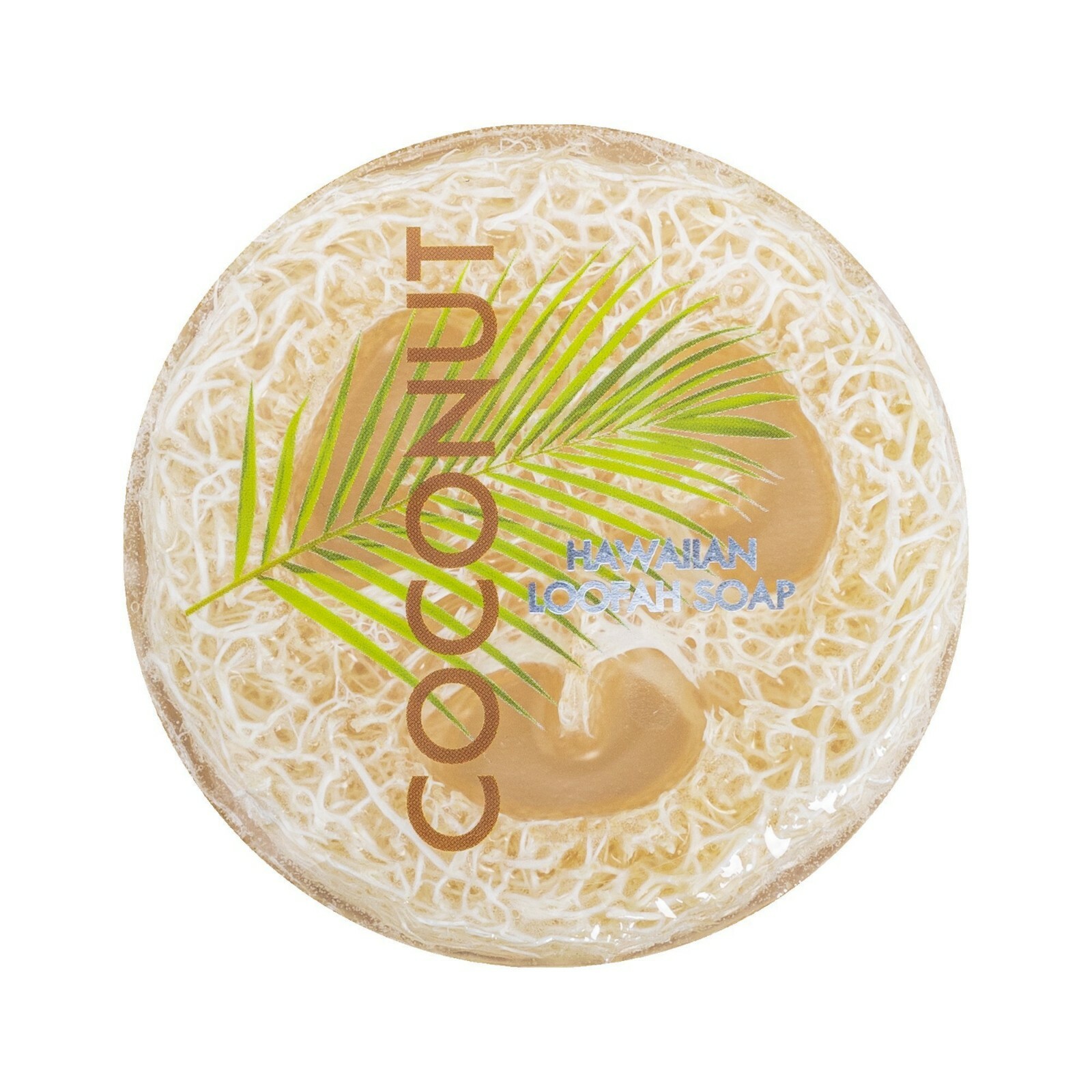 Maui Soap Co Loofah Soap – Coconut with Sea Salt & Kukui Oil