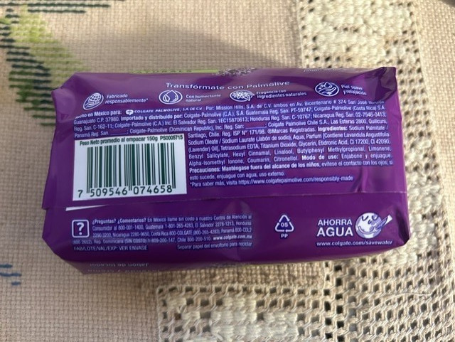 Palmolive Naturals Lavender Cream Bar Soap 150g Moisturizing 100% Mexican