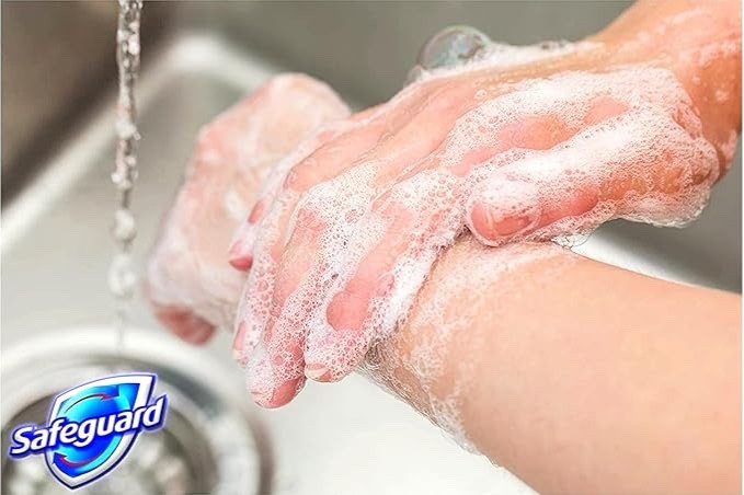 Safe-Guard Antibacterial Soap White with Aloe, 4oz each Bar beige color