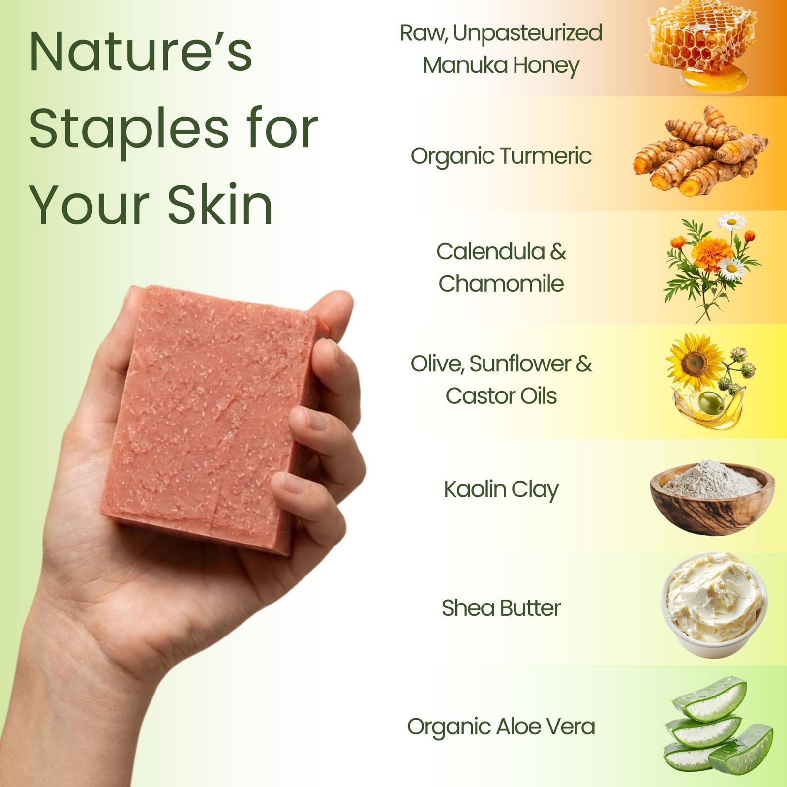 Aspen Kay Naturals Manuka Honey & Turmeric Soap Bar for 4.5 Ounce (Pack of 1)