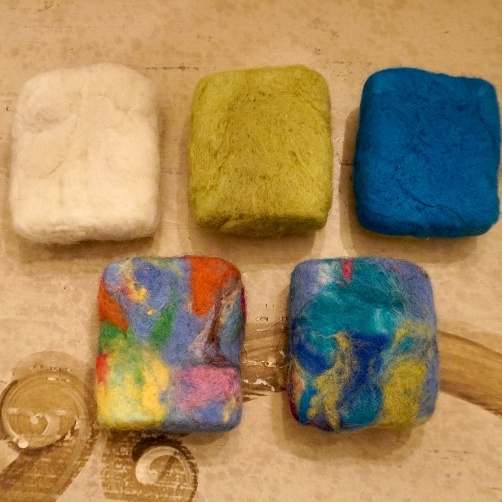 Artisan Felted Amish Farm Soap Wool from Iceland Natural Handmade Small Batch