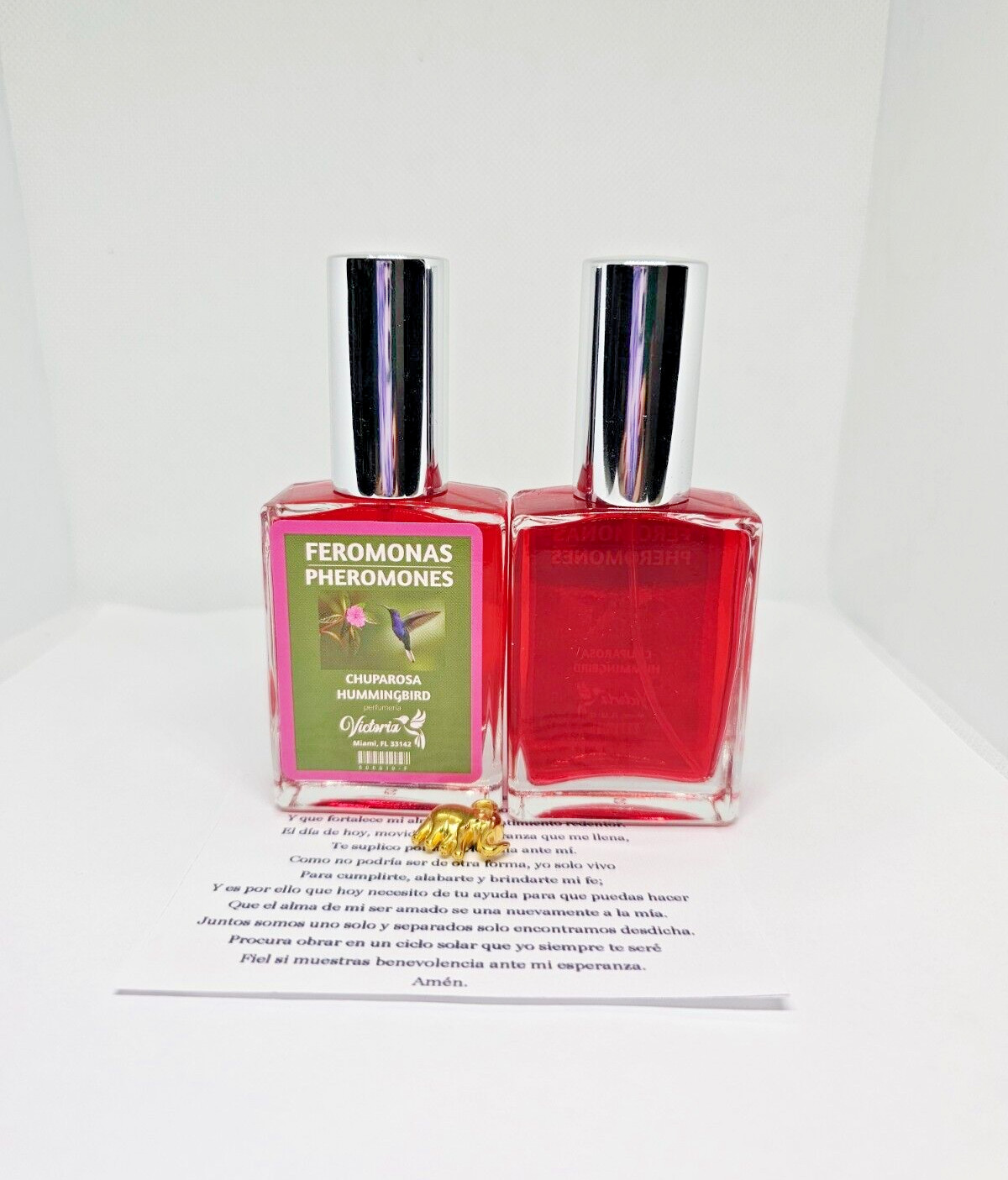 PERFUME CHUPAROSA CON FEROMONAS / HUMMINGBIRD DOMINA ATRAE A TU SER AMADO 1PC