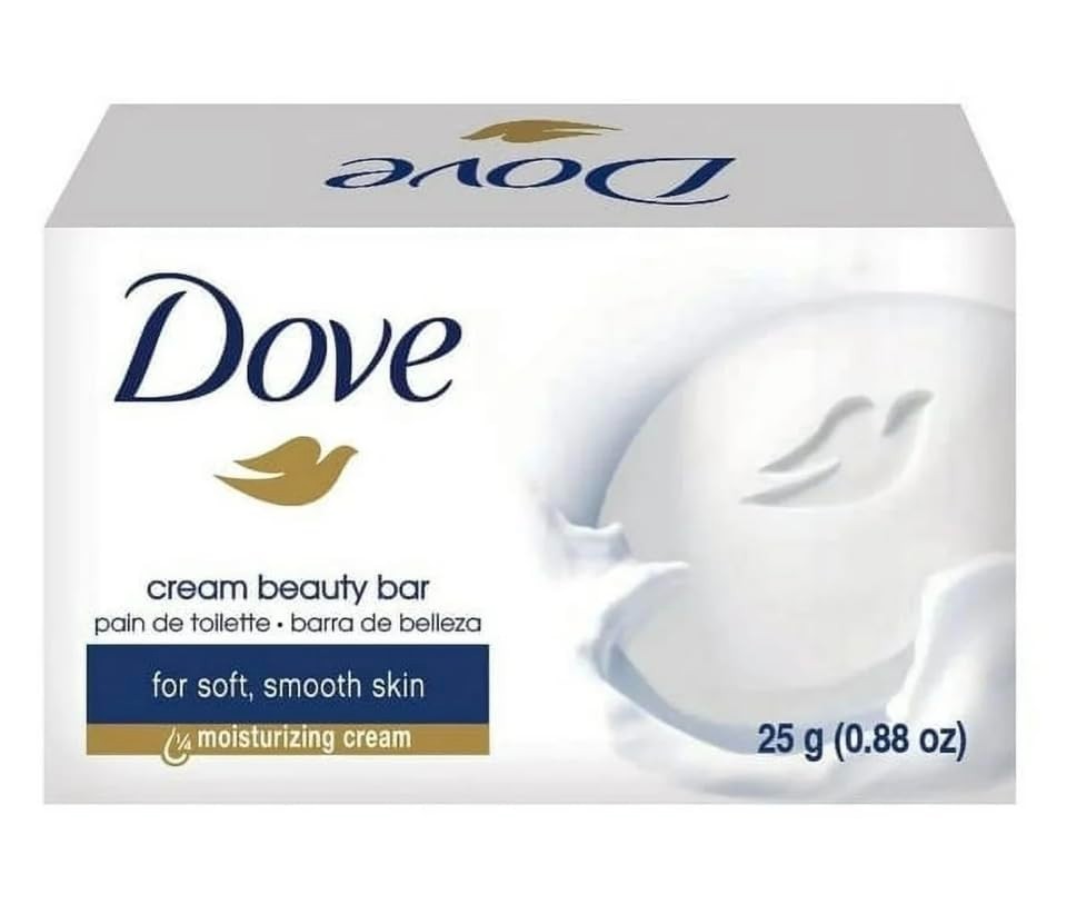 12 Travel Size Almond Moisturizing Beauty Bars – 25g Each, Perfect for All Skin