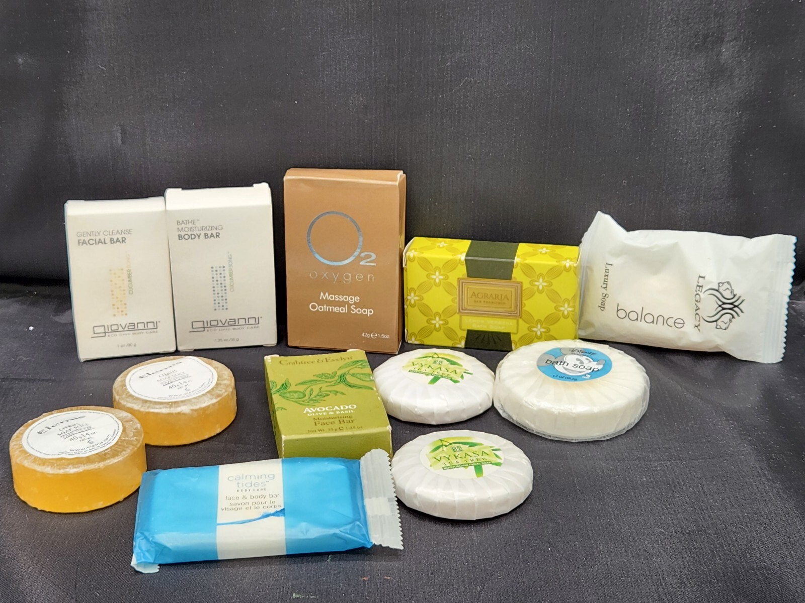 Disney Crabtree Elena’s Giovanni Travel Soap lot 11 bars Assorted