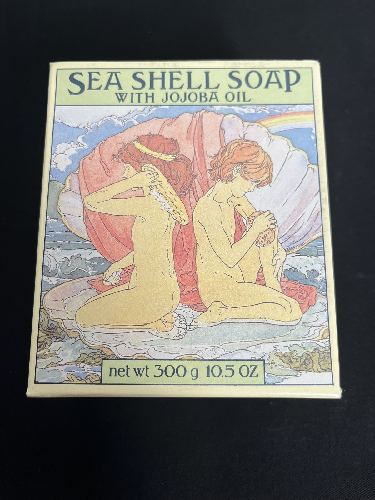 CRABTREE & EVELYN Jojoba Oil Jumbo Triple Milled 10.5 OZ Shell Shaped Soap NIB