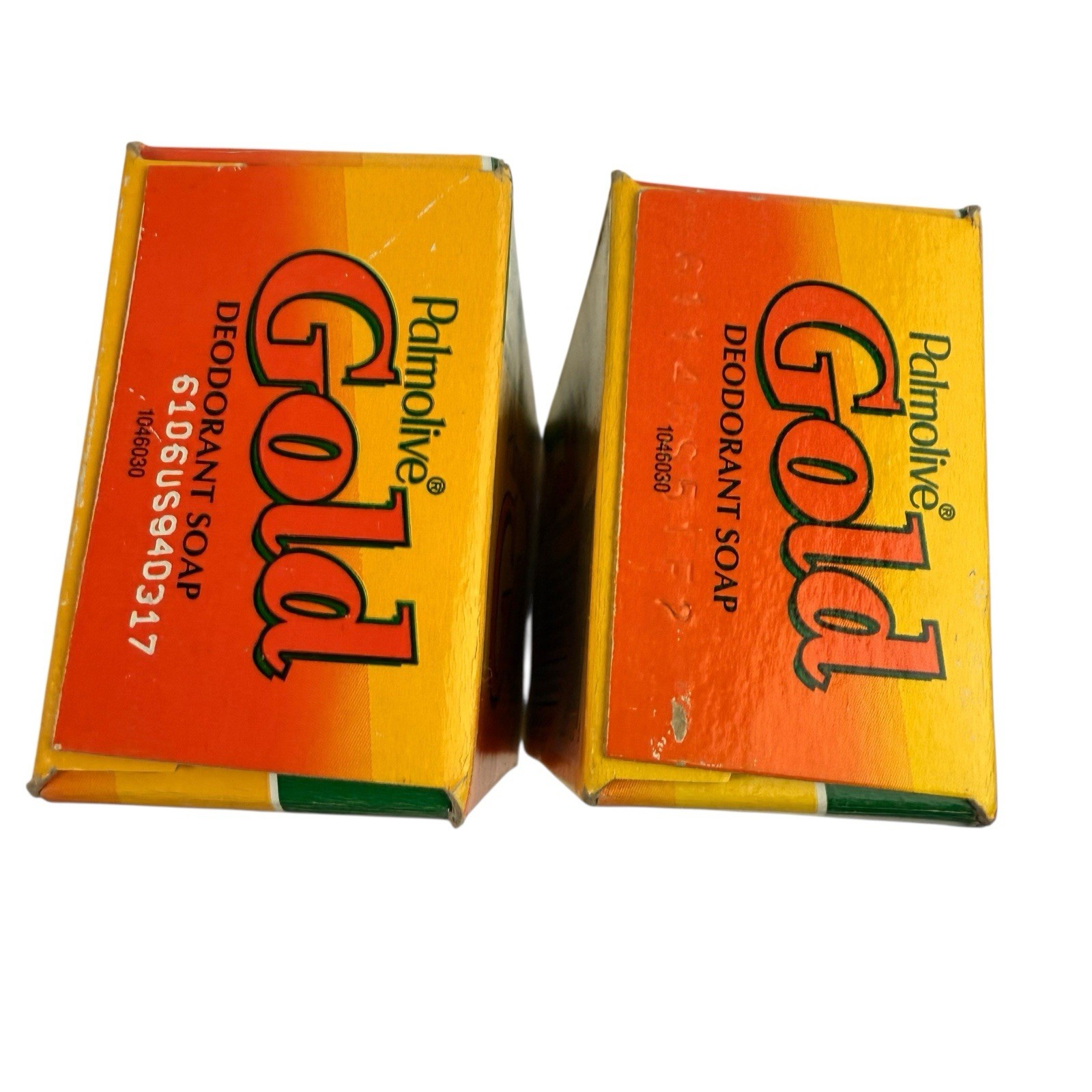 Vintage Palmolive Gold Deodorant Soap Bars 4.5 oz Each 2 Pack Movie Prop New