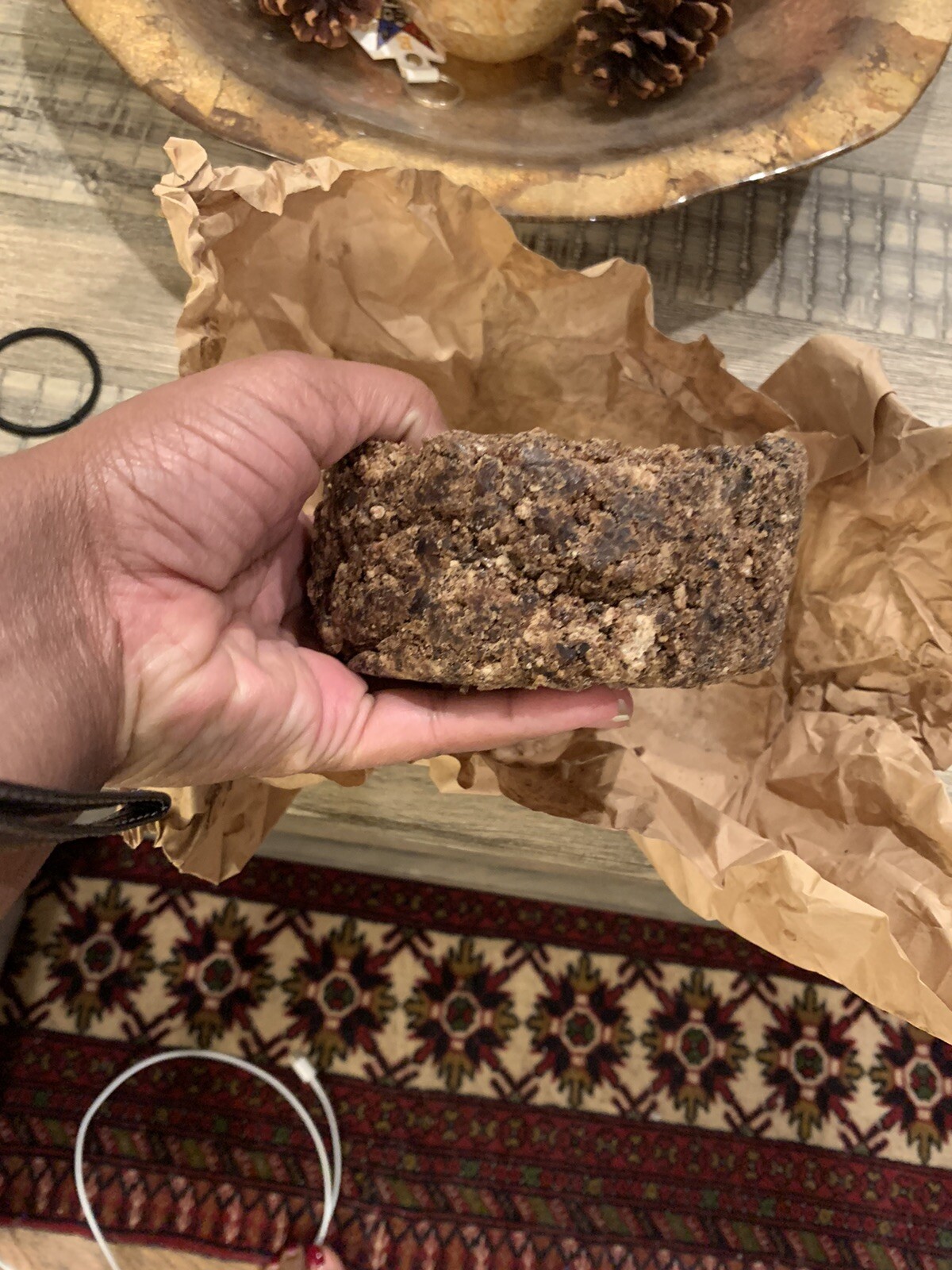 AUTHENTIC RAW AFRICAN BLACK SOAP(LIQUID GOLD) FROM WEST AFRICA- GHANA 🇬🇭1 LB