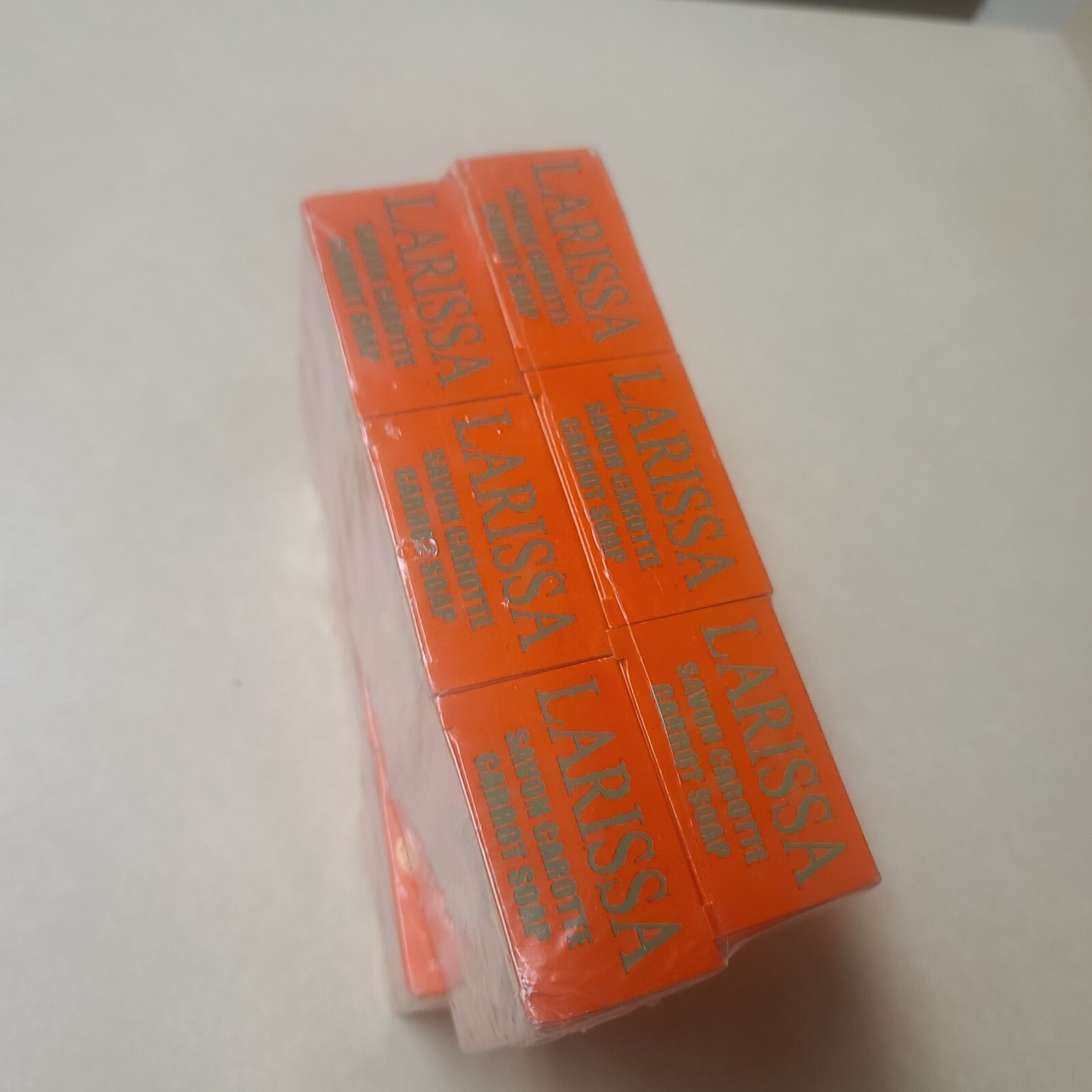 Larissa Lightening Brightening Carrot Beauty Soap All Skin Types Pack of 6
