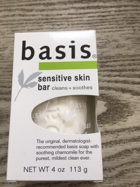 Sealed Basis Sensitive Skin Bar Soap Unscented 4 Oz NIB