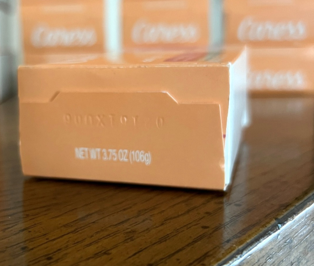 11 Bars Caress Daily Silk Soap Bars White Peach Orange Blossom Floral Oil 3.75oz