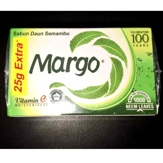 Margo Original Soap Goodness 1000 Neem Leaves 100g x 3 Skin Vitamin E Herbal