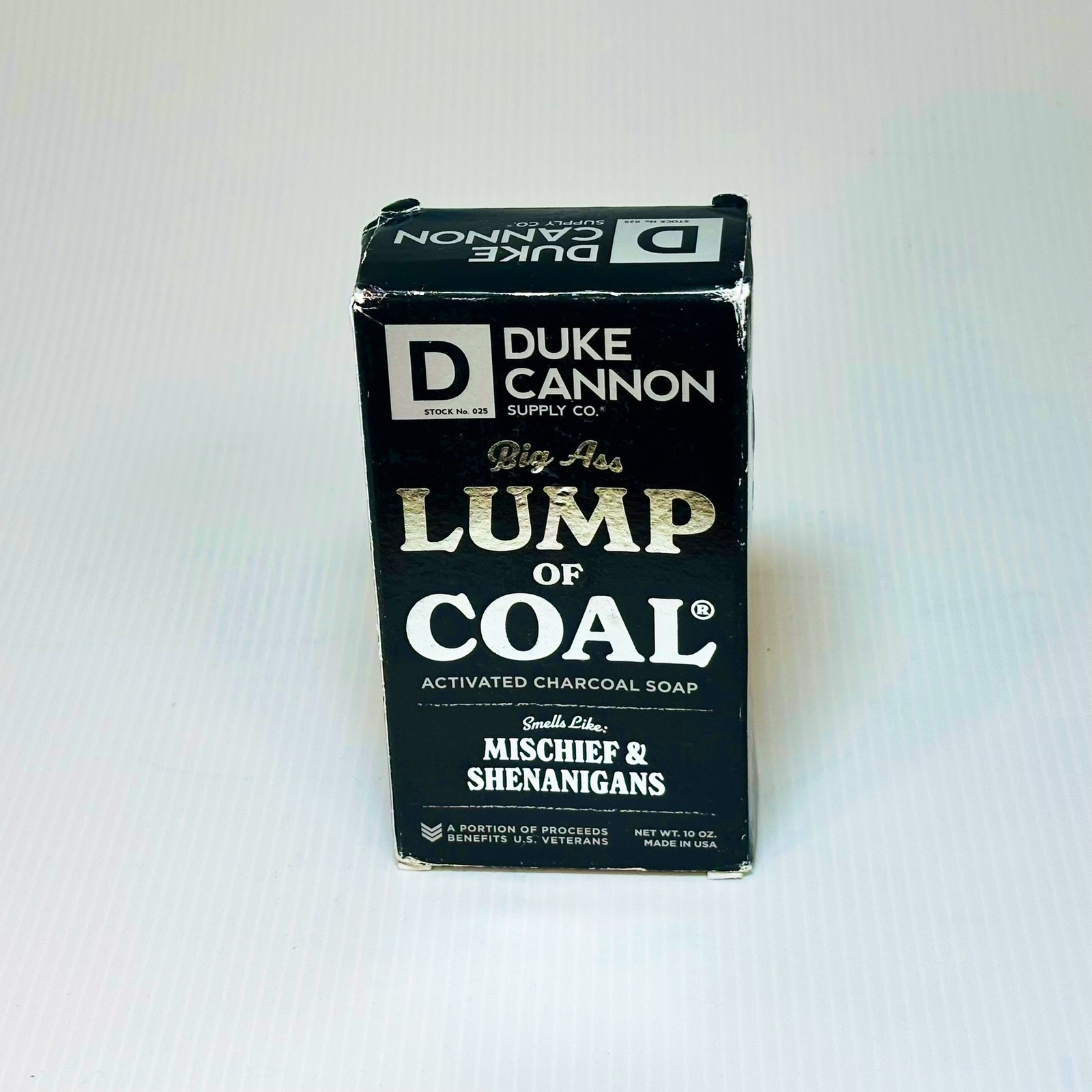 Duke Cannon Big Ass Lump of Coal Activated Charcoal Bar Soap 10oz New in Box