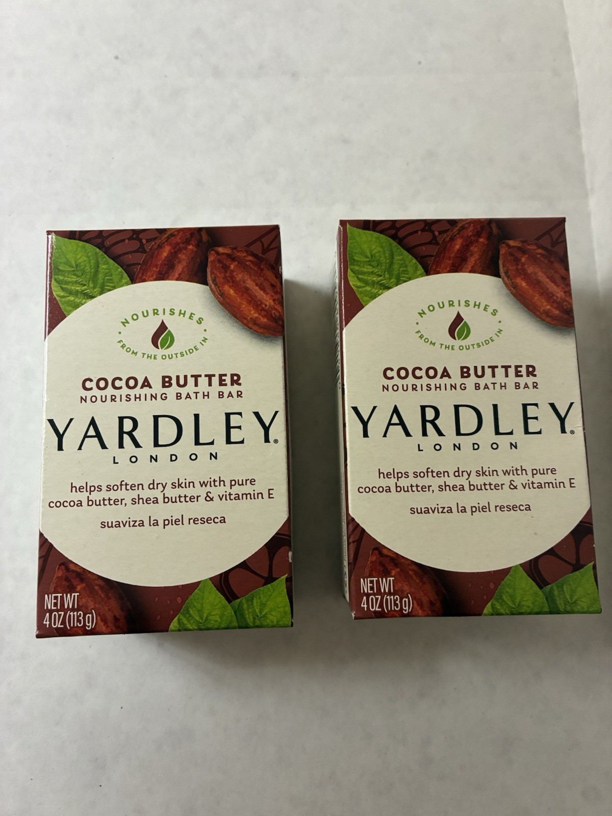 Yardley London Soap Bath Bar Cocoa Butter 4 Oz 120 G Pack Of 2