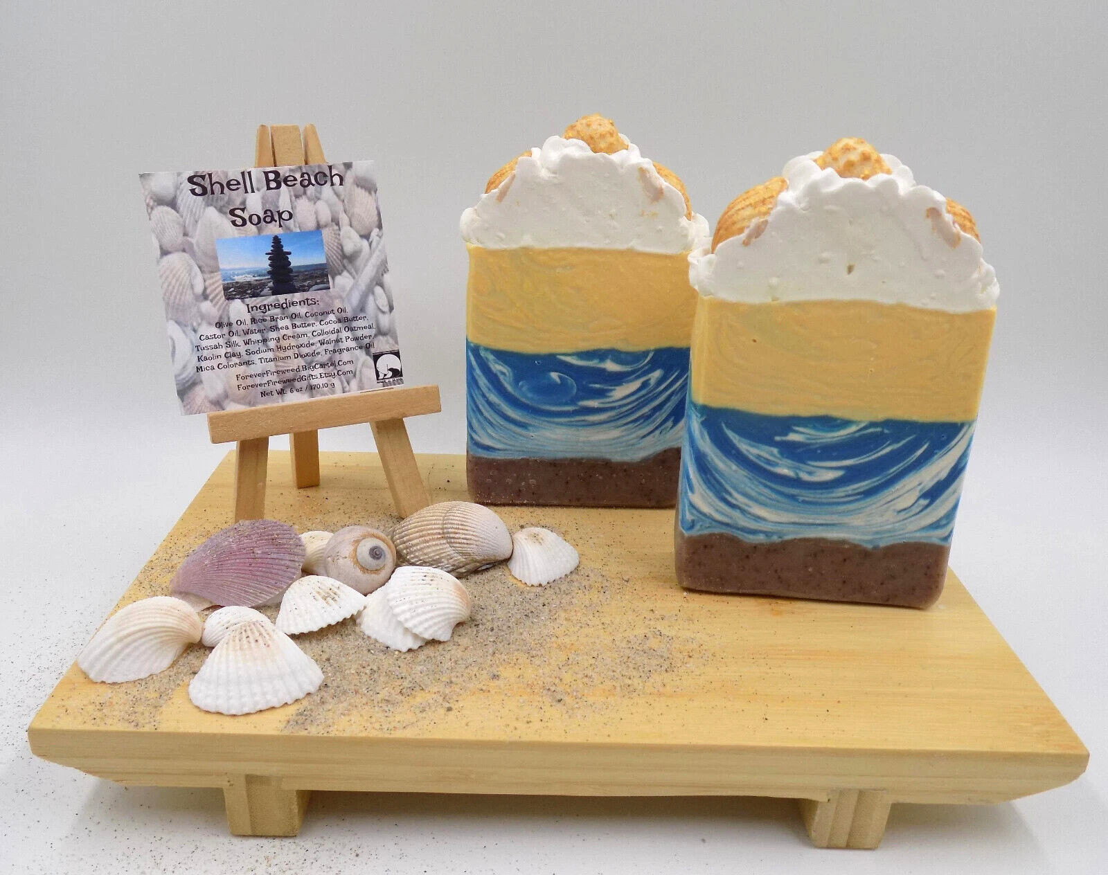 Shell Beach Handmade Hand Soap