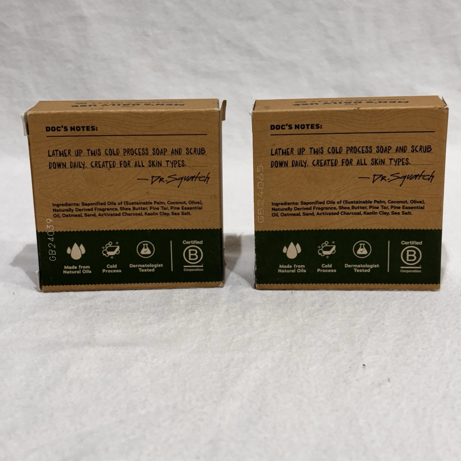 DR. SQUATCH MENS NATURAL BAR SOAP 5 oz 5 PACK W/ Limited Edition Dragon’s Blaze