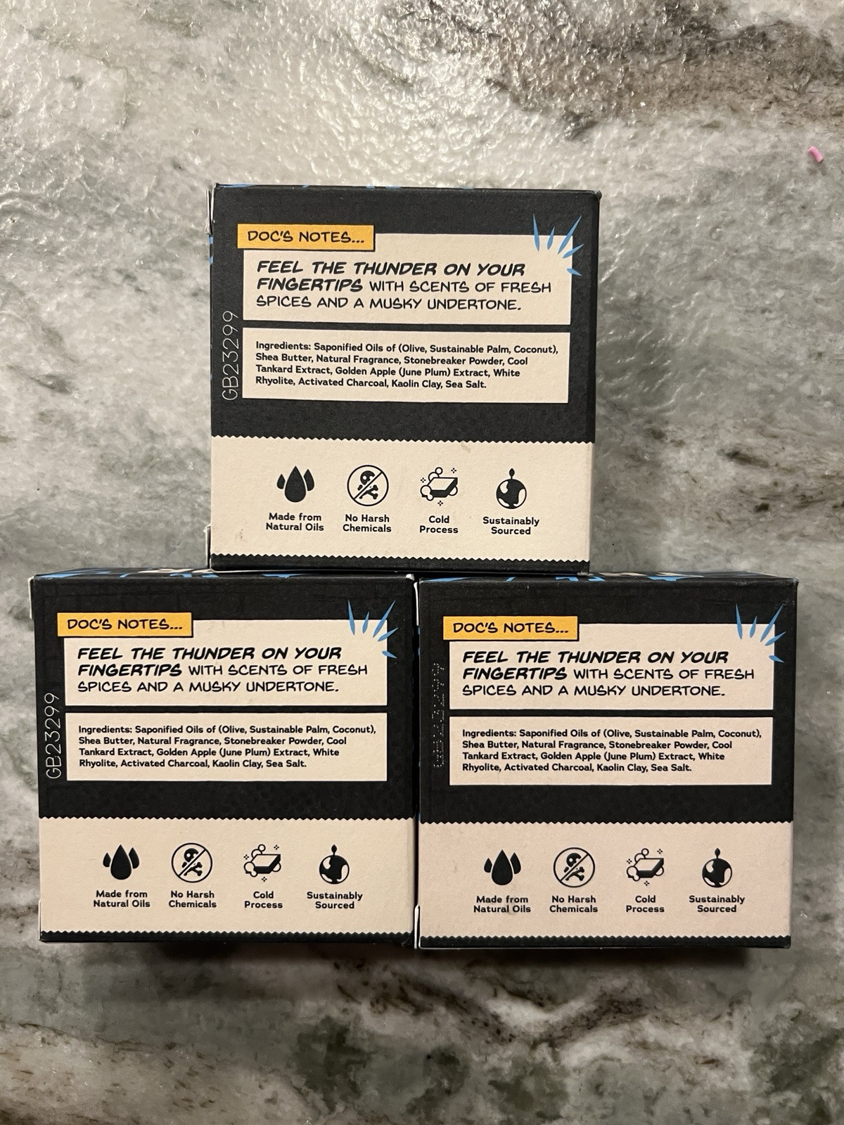 3 Pack Dr Squatch Divine Storm Thor Limited Edition Soap Marvel Avengers