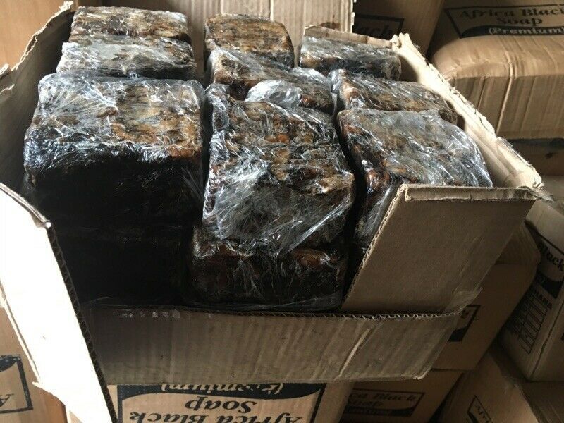 African Black Soap 8 oz Paste 100% Pure Natural Raw Organic Face Body Bath Wash