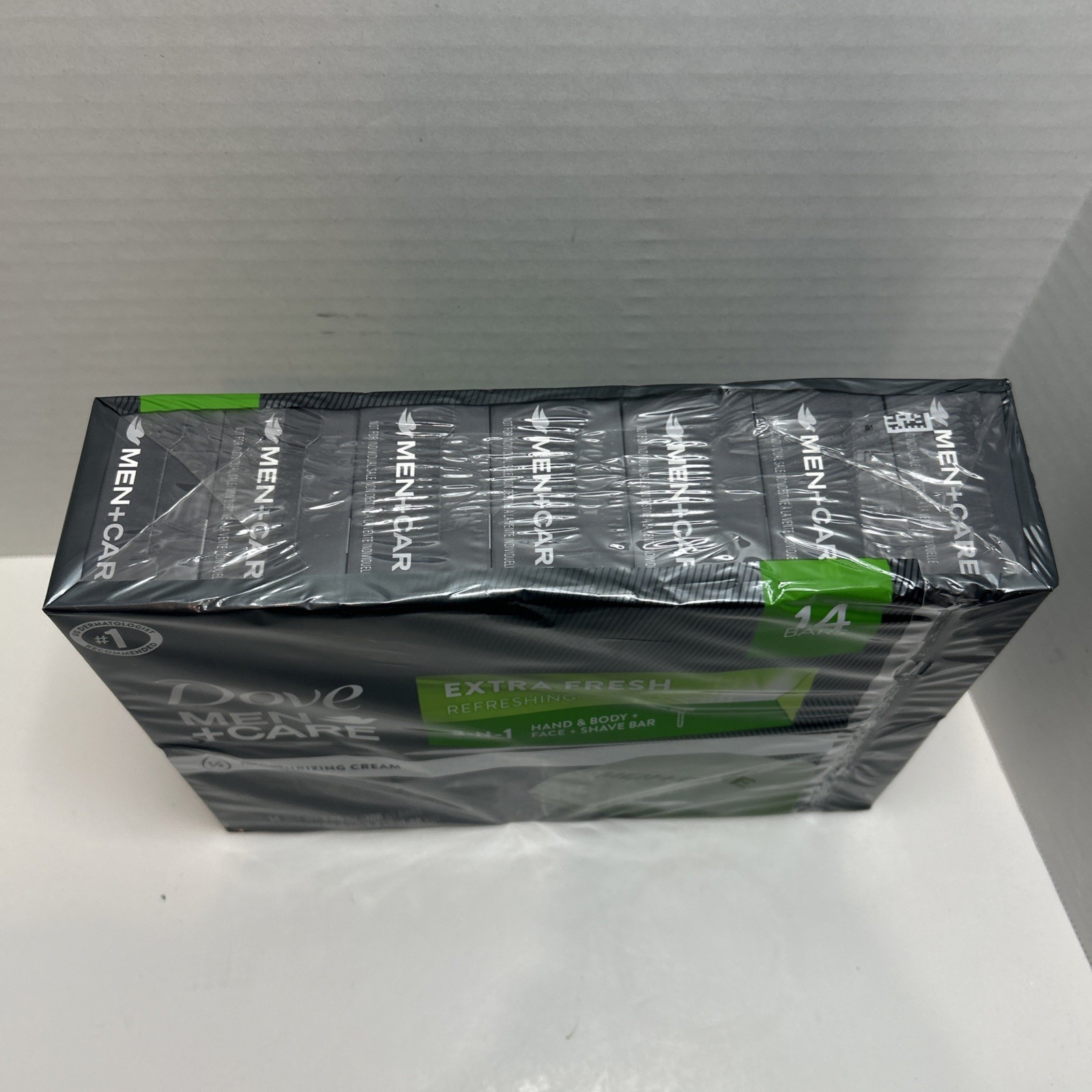 Dove Men+Care Body and Face Bar Extra Fresh 3.75 Ounce (14 Count)