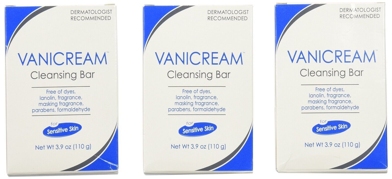 Vanicream Cleansing Bar 3.9oz (3 Pack)