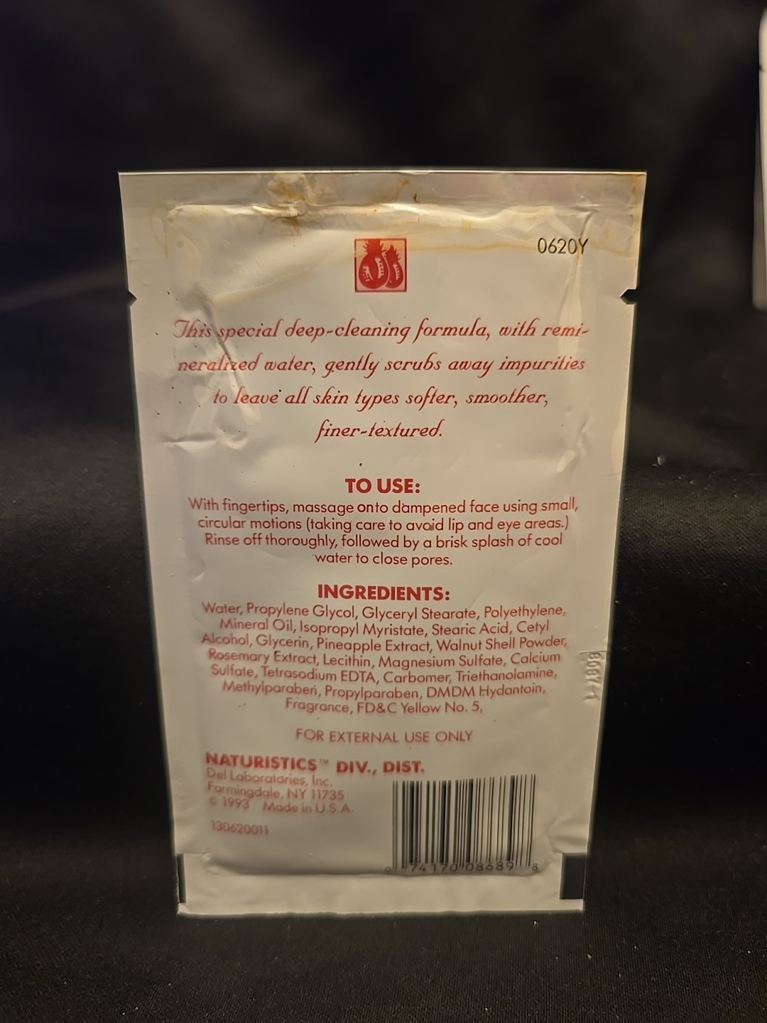 6 Lot Naturistics Pineapple Face Scrub .75 oz each – Rare