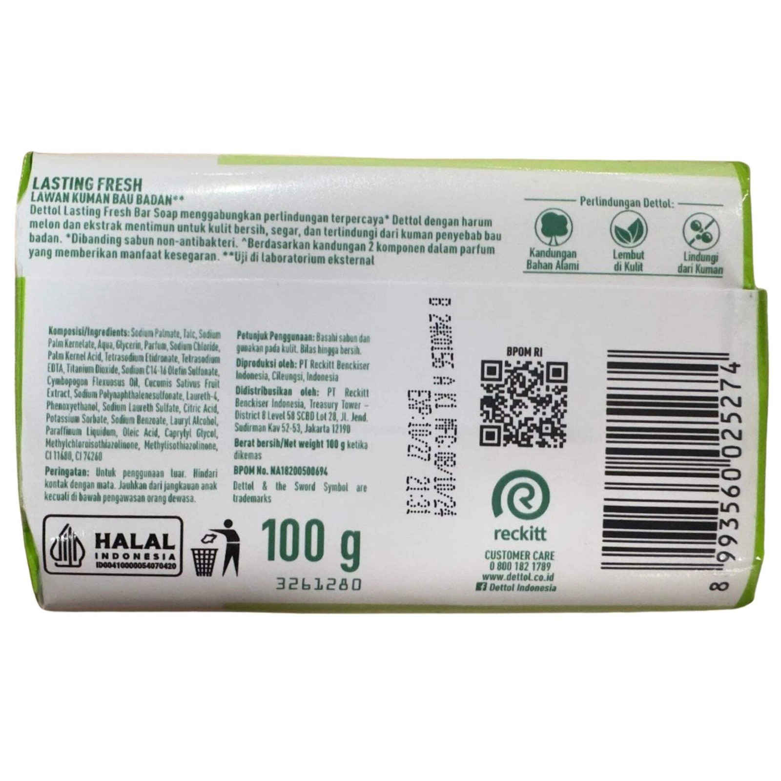 Dettol Skincare Antibacterial Bar Soap – 100g