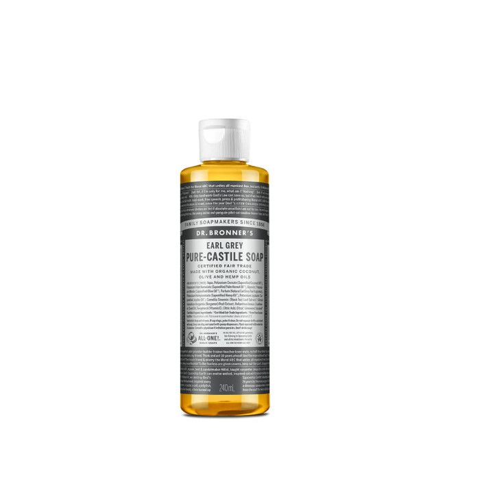 Dr. Bronner’s Earl Grey Pure-Castile Soap 2 fl oz 8 fl oz 16 fl oz 32 fl oz
