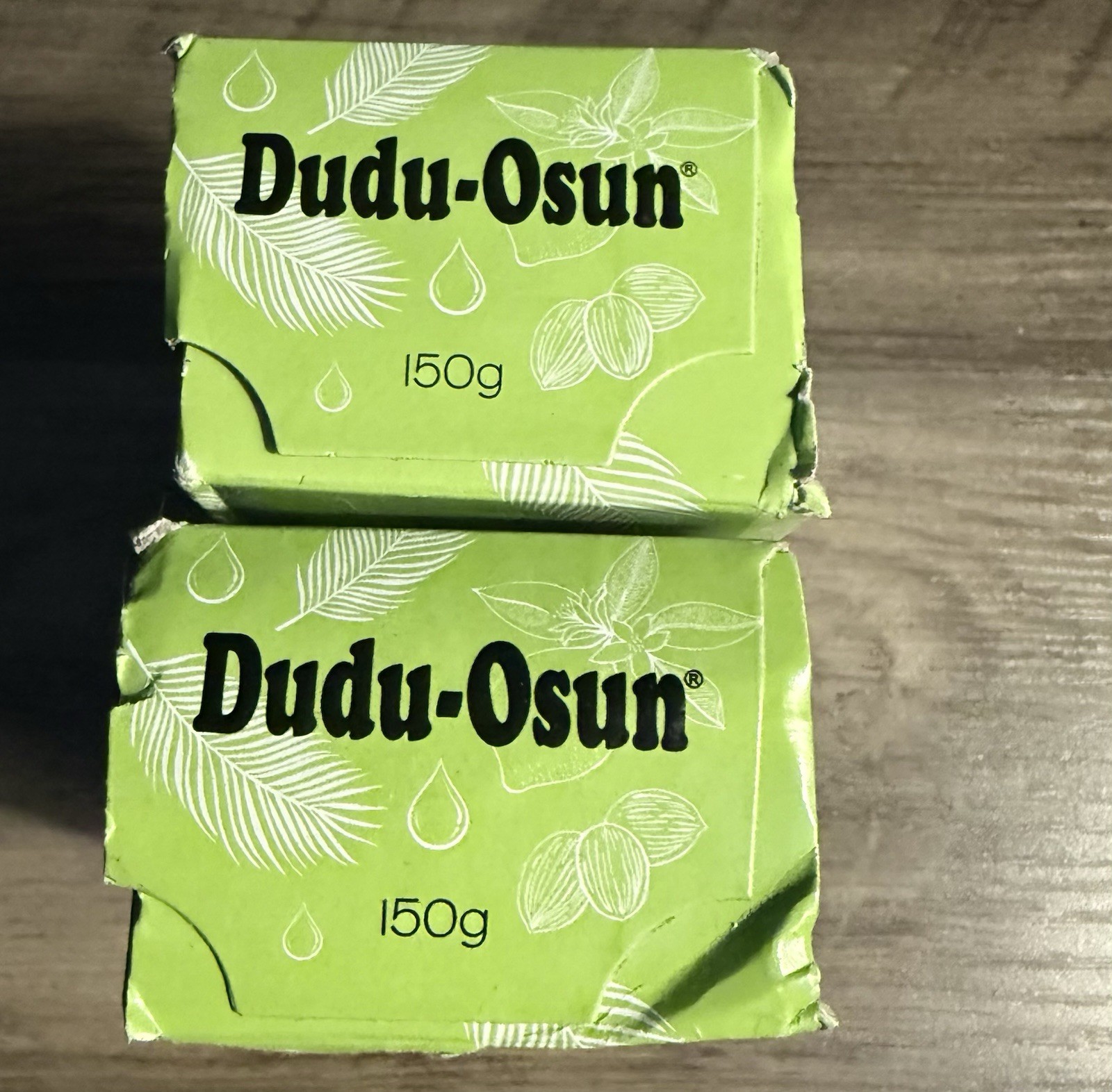 Dudu Osun Black Soap Pure Ingredients US Ship, Original, 150g (Pack of 2)