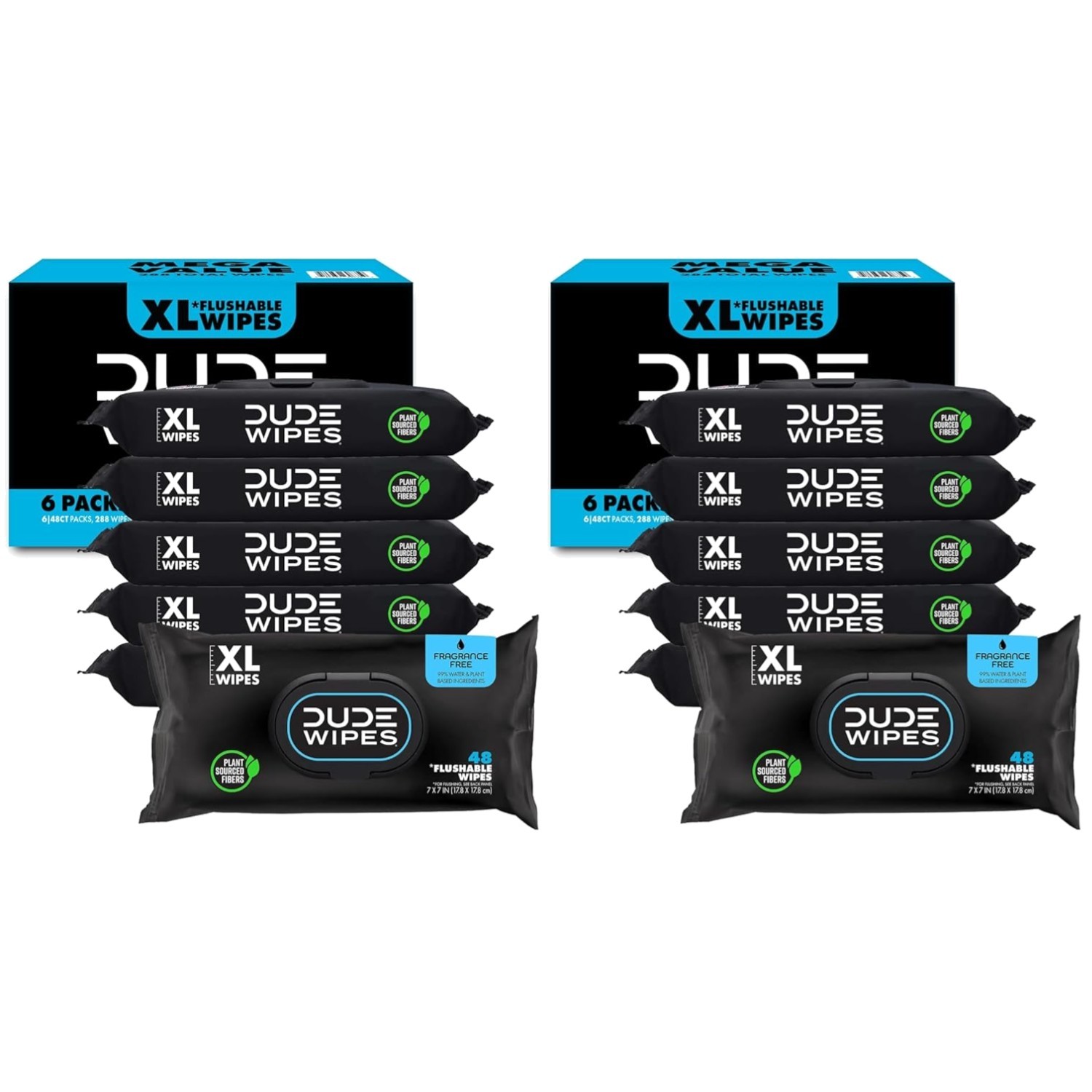 Flushable Butt Wipes, Plant-Based – Dermatologist Tested