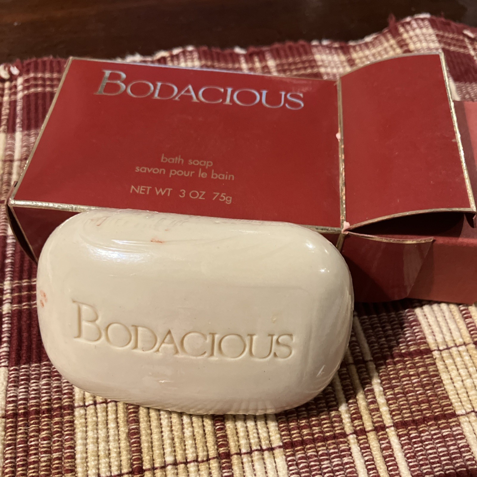 Vtg bodacious 1995 Bath Soap savon pour le bain Made In USA Still Wrapped