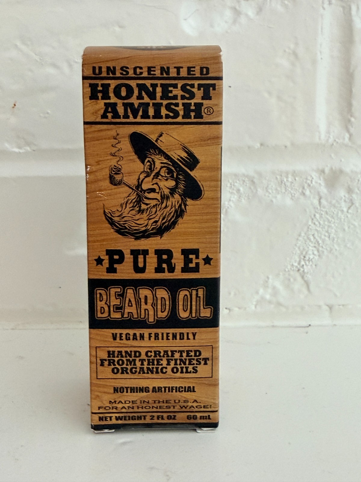 Honest Amish – Pure Beard Oil – 2 Ounce – Fragrance Free