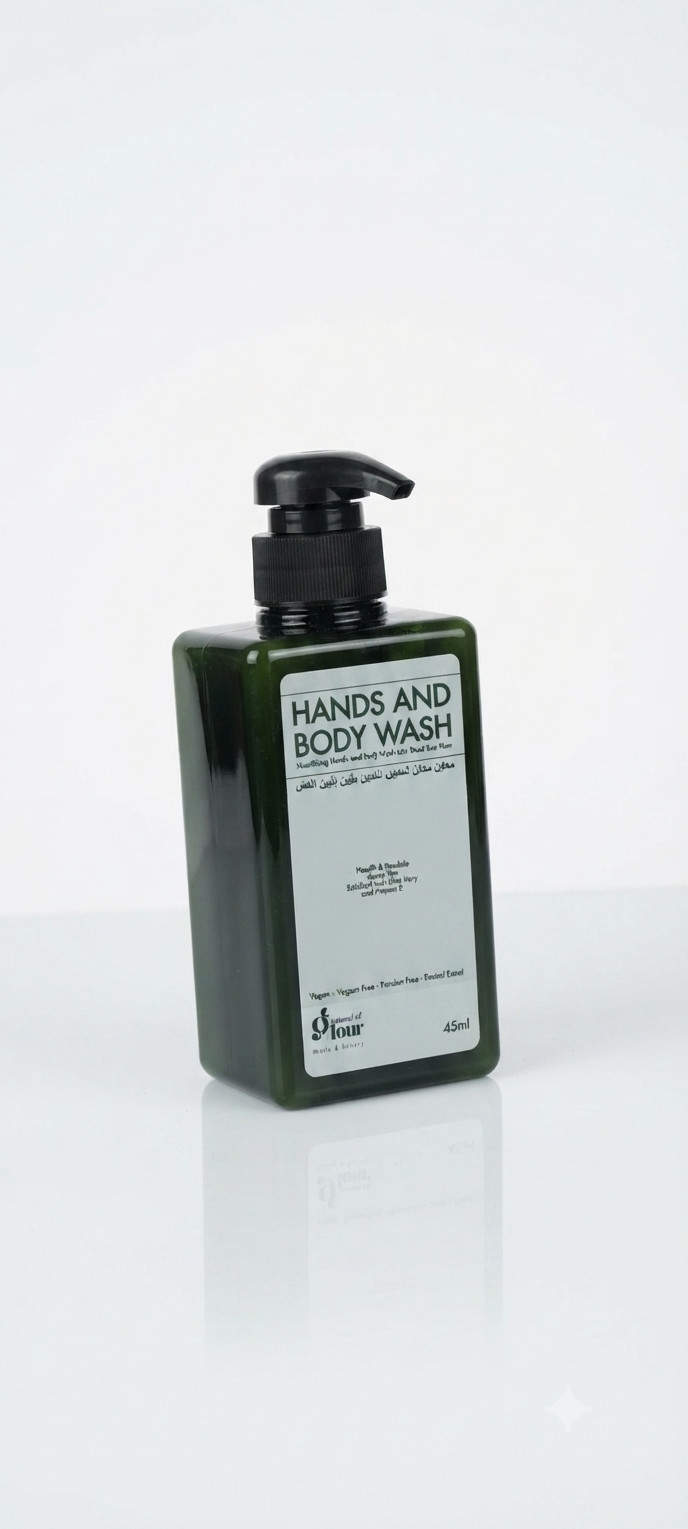 ​Natural Glow Body & Hand Wash Dead Sea Mud Extract – 450ml Skincare