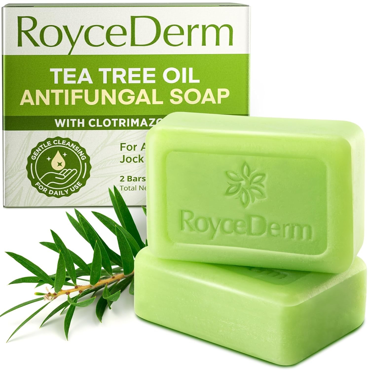 Antifungal Bar Soap – Tea Tree Oil Soap – Athlete’S Foot Treatment for Jock Itch