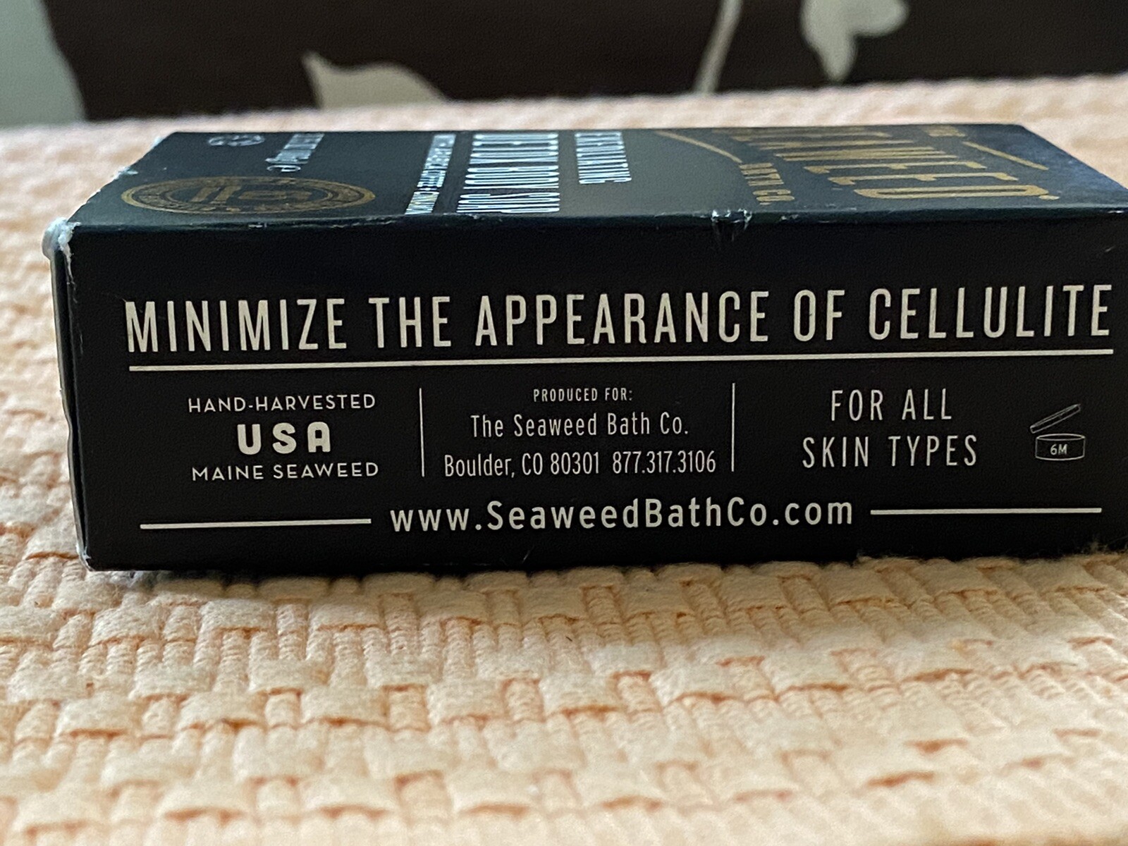 Exfoliating Detox Body bar Soap, The Seaweed Bath Co.,Coffee & Cinnamon 3.75oz