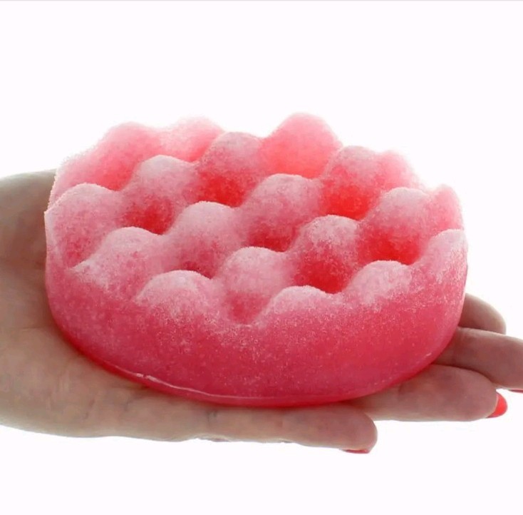Soap Story Soap Sponge XoXo Lg Size Over 5oz Smells Amazing Moisture Retaining
