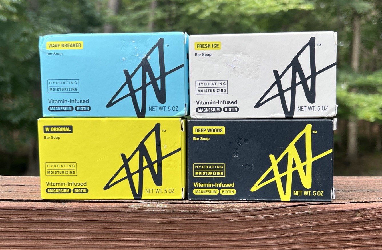 W by Jake Paul Fresh Ice,Wave Breaker,Deep Woods,Org. 5oz Bar Soap| Moisturizing
