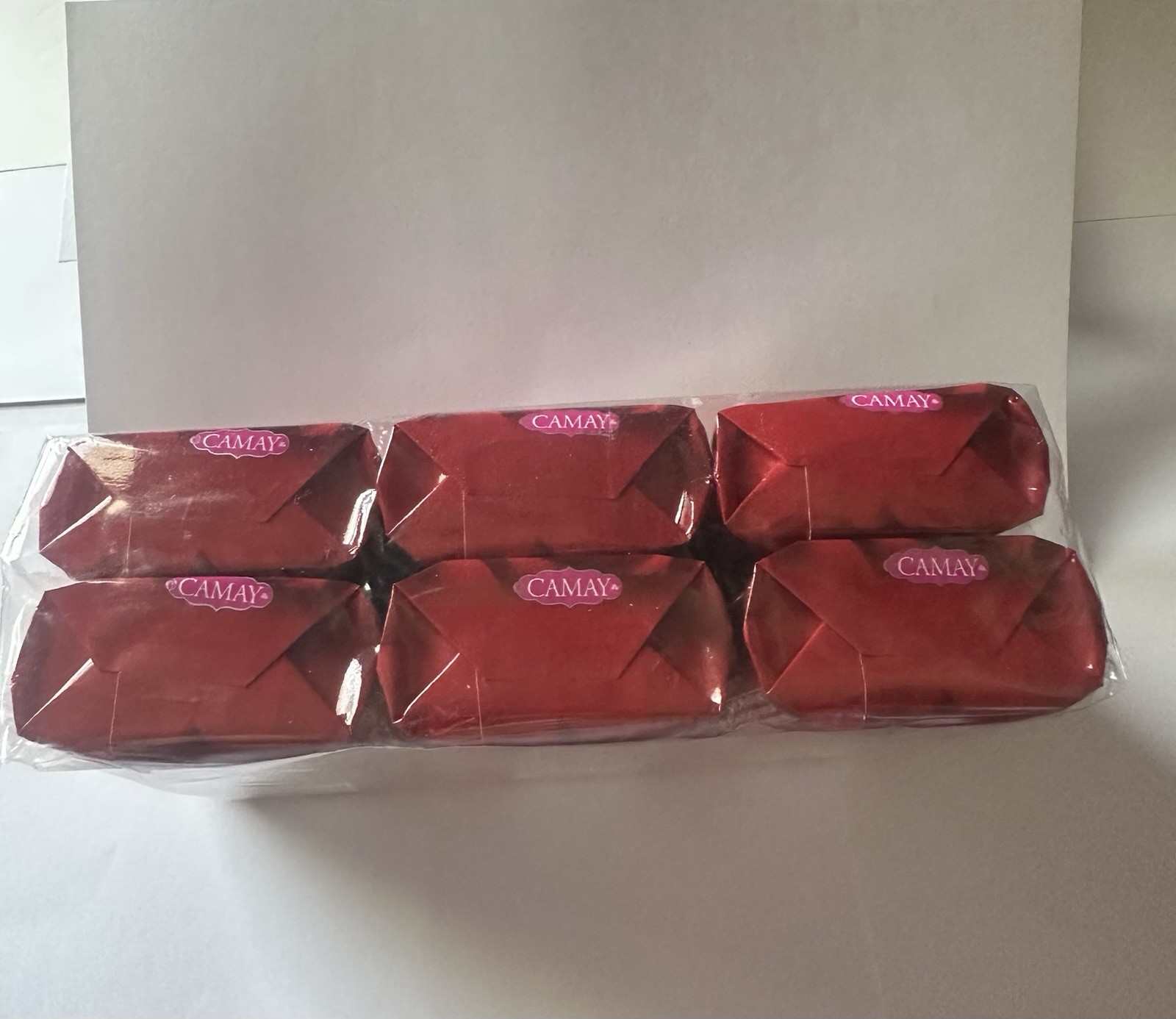 Camay Paris Beauty Bar Soap Romantique Romantic Rose Lot of 6 Unilever Vintage