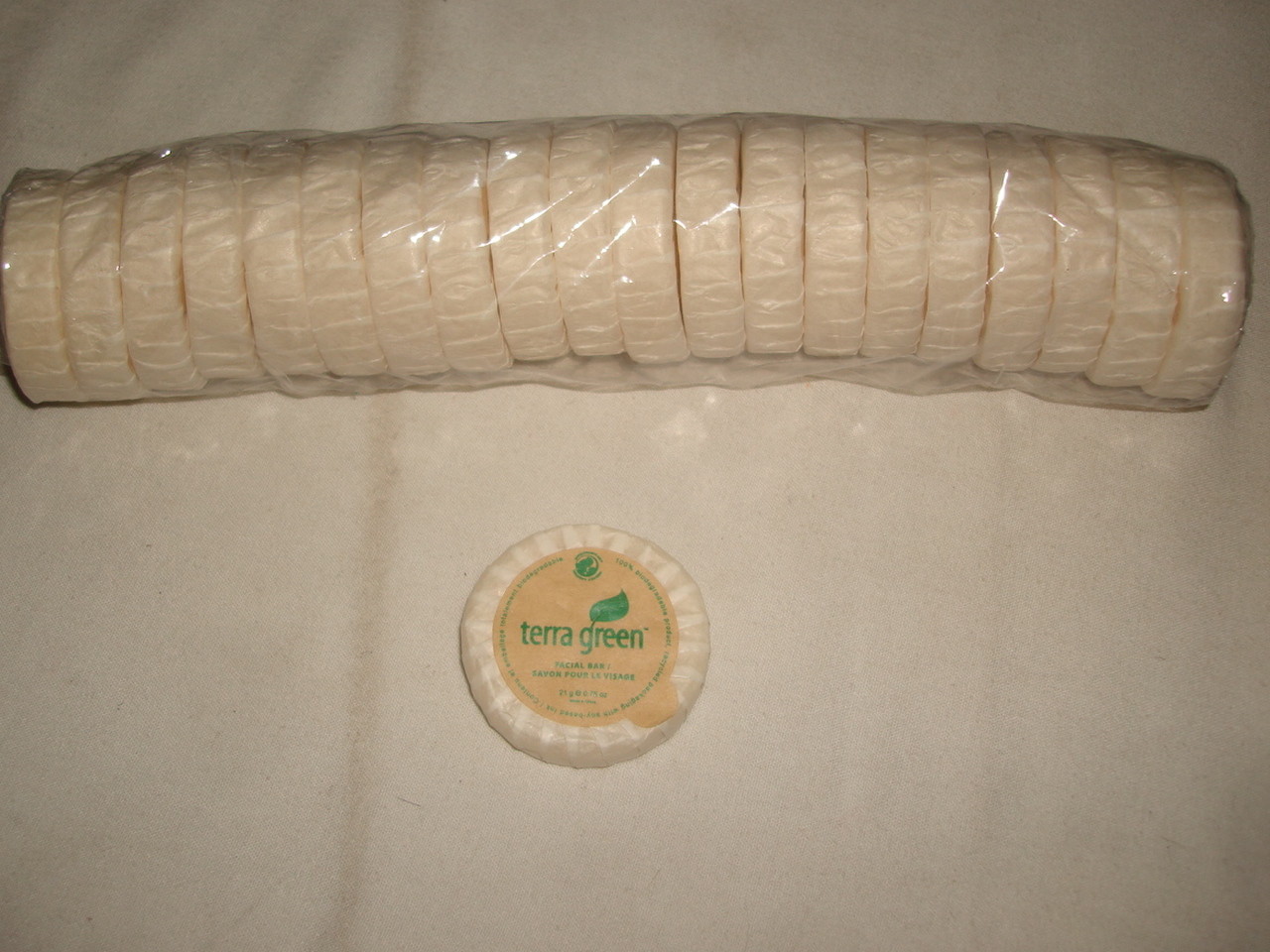20-.75 oz.Terra Green 100% Biodegradable Face and Body Bar Soap