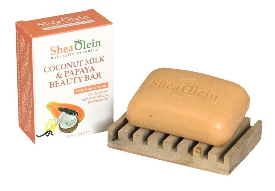 Shea Olein – 6 Pack -Shea Olein – Coconut Milk & Papaya Soap