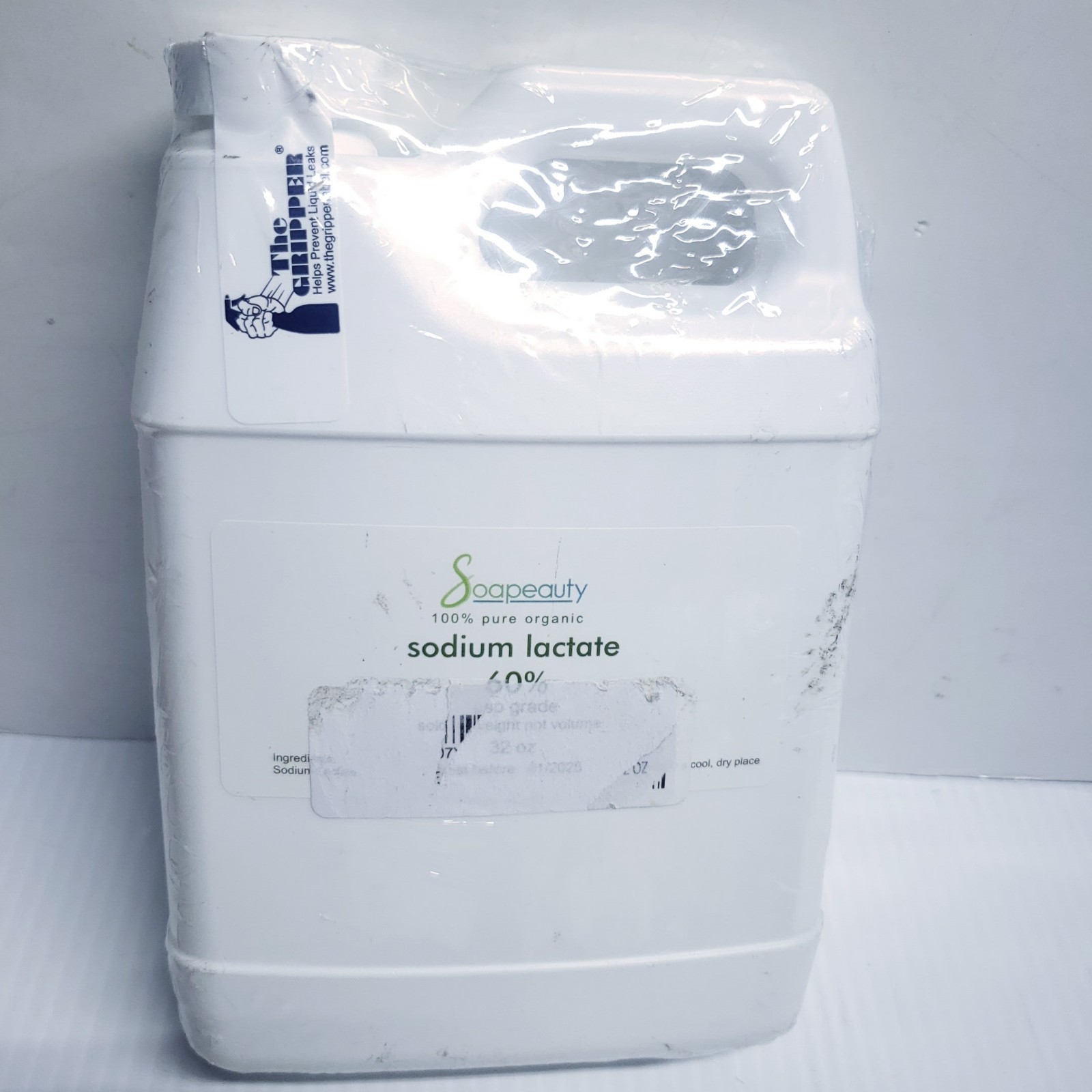 Natural Sodium Lactate 60% – Superior Moisturizer for Soaps & Lotions | 32 Fl Oz