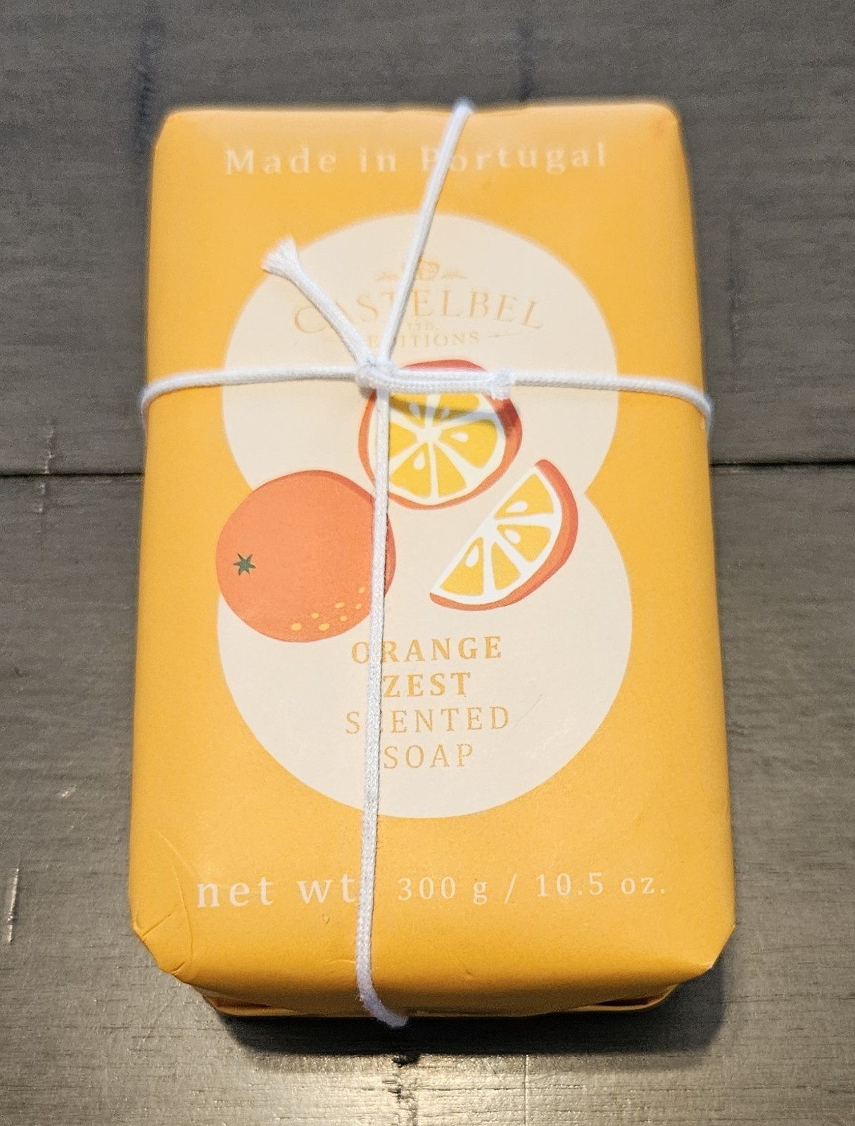 NEW Castelbel Orange Zest Scented Soap 300g 10.5 oz Made in Portugal