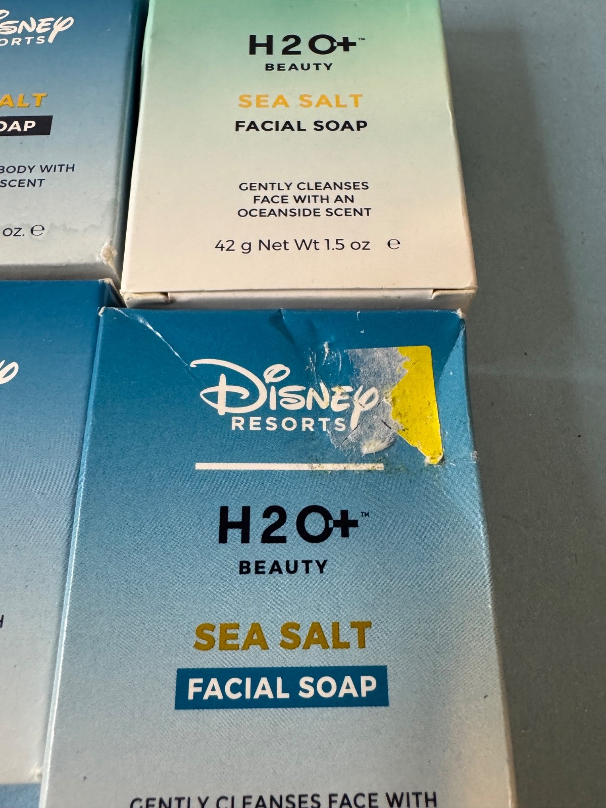 Disney World Resorts H20 2 Bath 2 oz Bath 1.5 oz each 2 Facial Soap 1.5oz