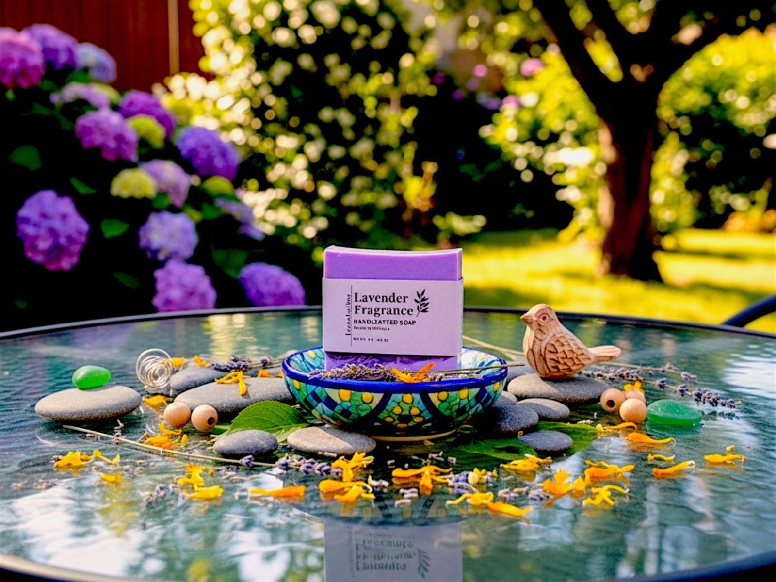 LumaLather Lavender Handmade Soap Bar – Relaxing Moisturizing Artisan Bath Soap