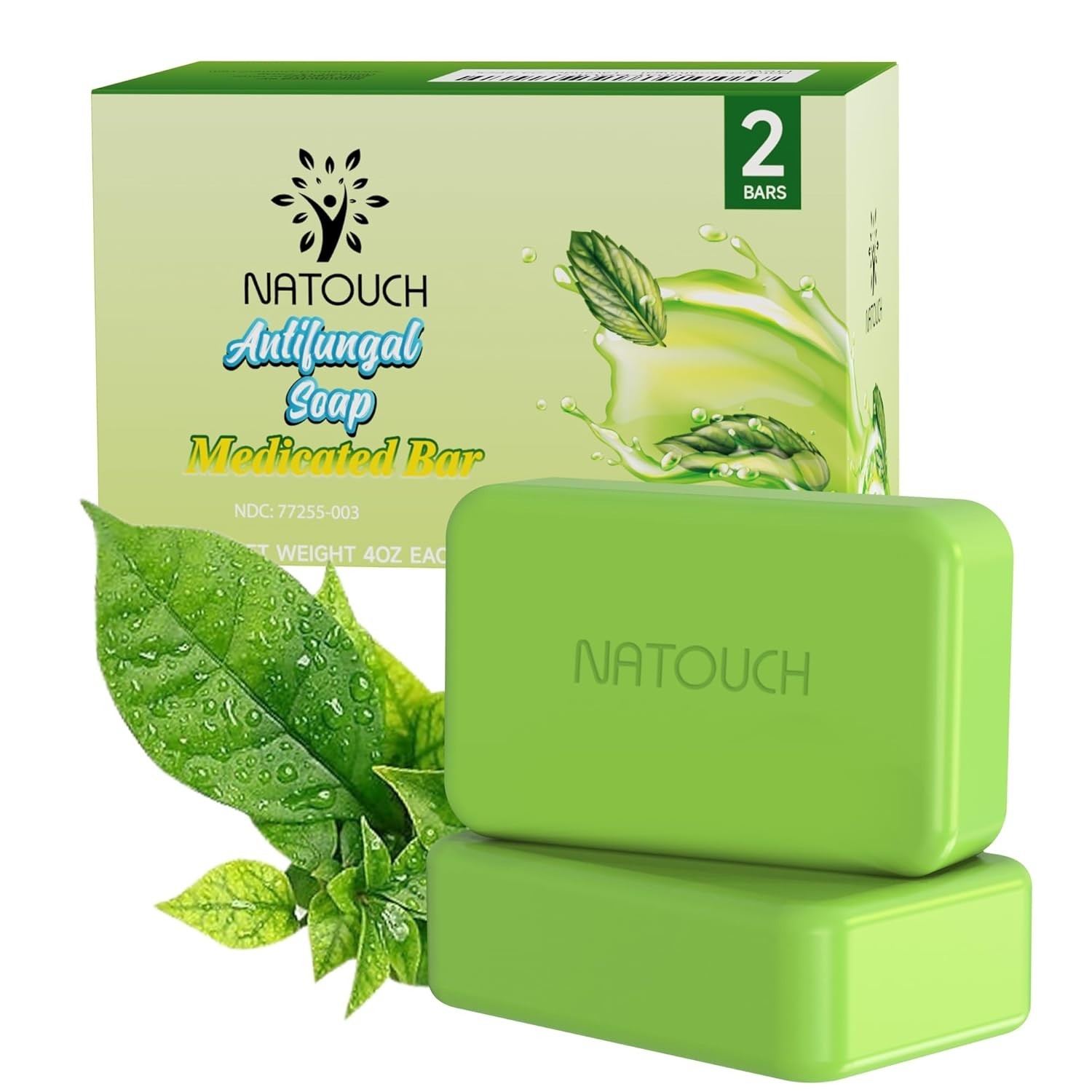 Antifungal Medicated Soap Bar, Athletes Foot Jock Itch Ringworm Yeast Infection