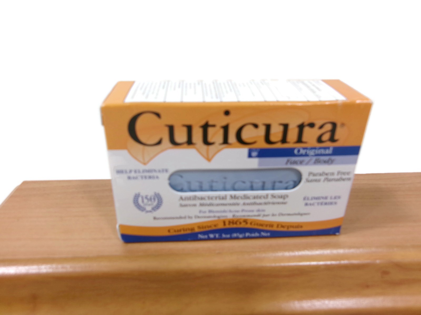 Cuticura Face & Body Deep Cleansing Bar Soap Blemish Prone Skin Original 3 oz
